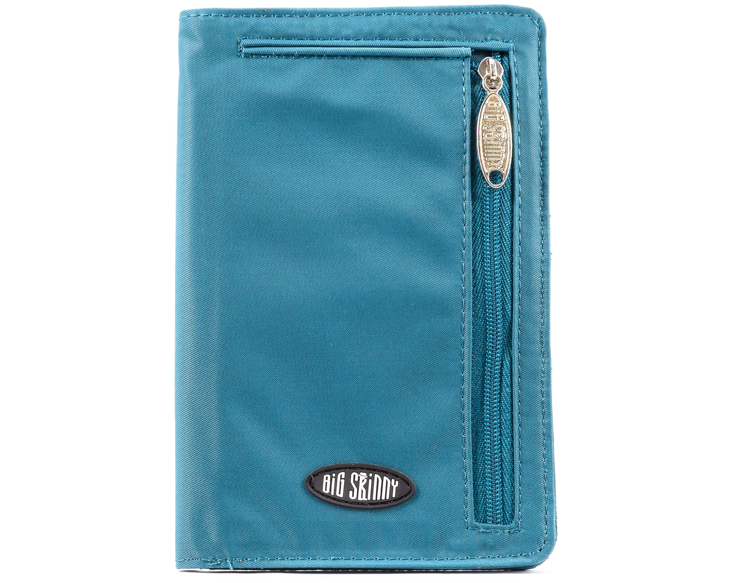 Big Skinny Wallets - Wholesale Wallet - Unisex - RFID Blocking Plus Sized MyPhone Bifold Wallet - Ocean Blue2