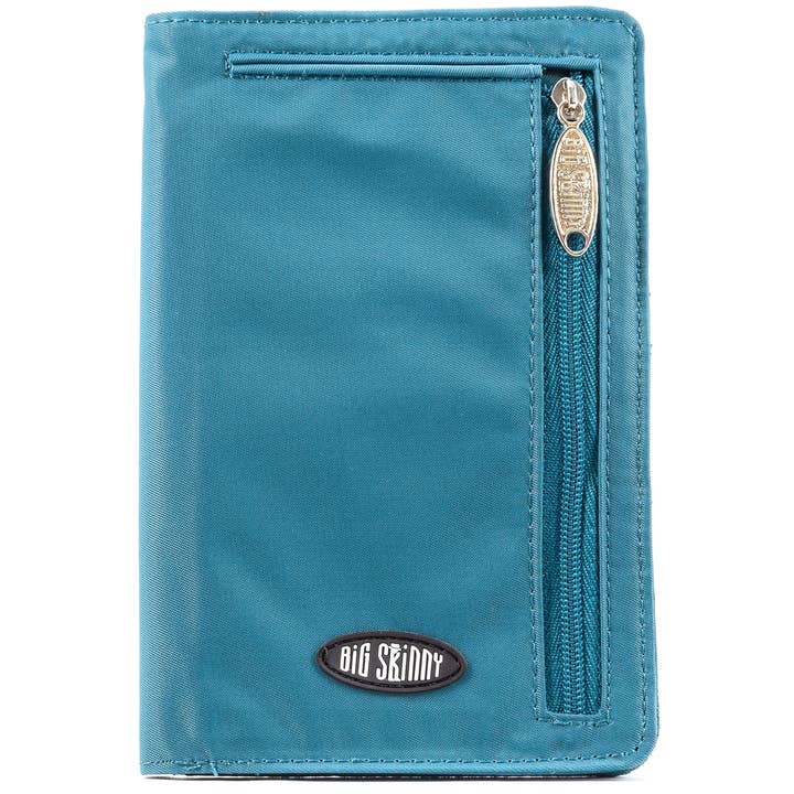 Big Skinny Wallets - Wholesale Wallet - Unisex - RFID Blocking Plus Sized MyPhone Bifold Wallet - Ocean Blue2