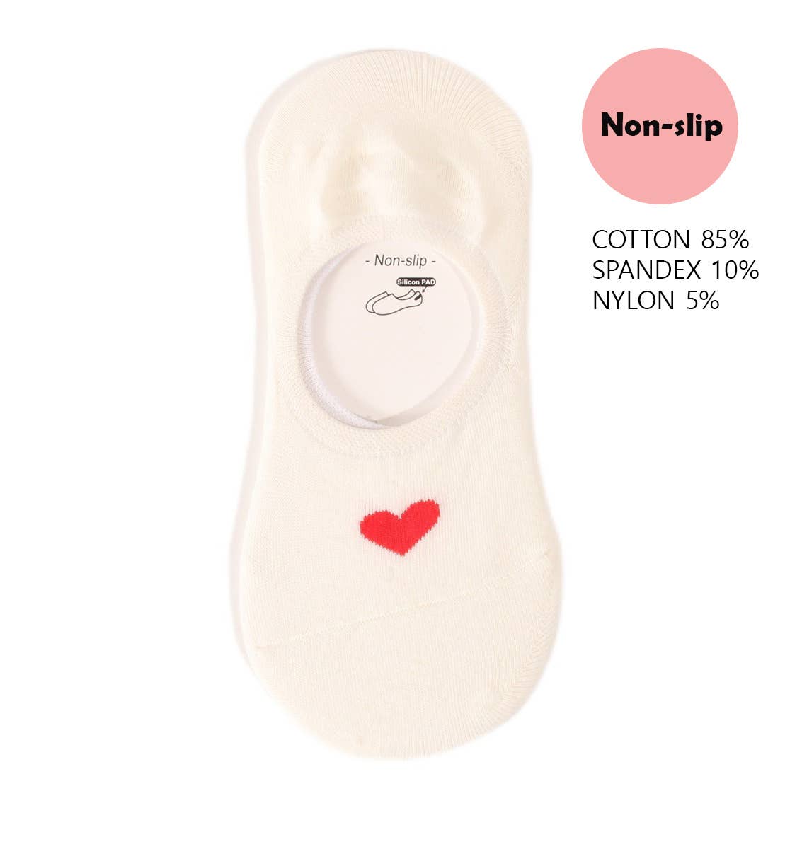 42POPS - Vente Chaussettes – femme - .Chaussettes Imprimées Cœur Amour Multi49