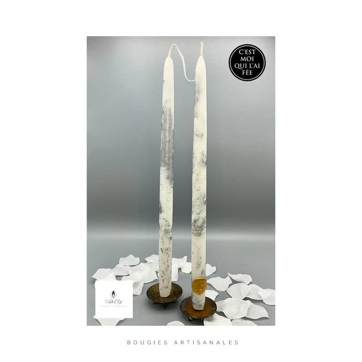 Bougies Vent d'Est - Wholesale Tapered Candle/Candlestick - Gold, Silver, and Trendy 2025 Colored Taper Candles