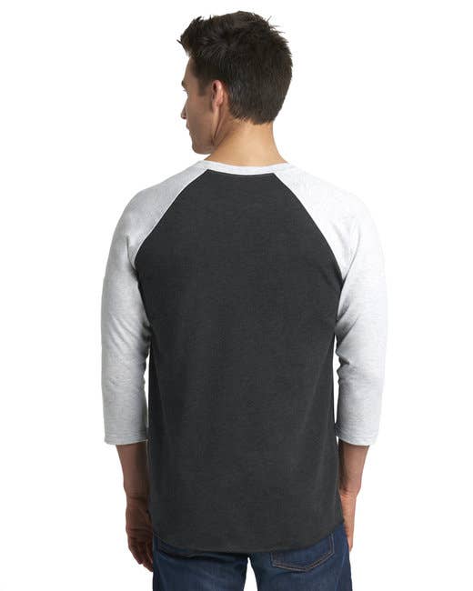 Total Apparel - Wholesale T-Shirt - Women's - Next Level 6051 - Unisex Triblend 3/4-Sleeve Raglan57