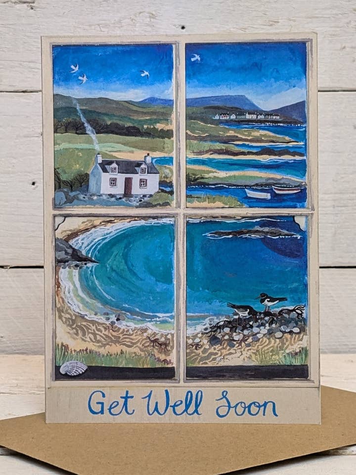 Cartão de saudações da janela Get Well em breve por atacado de Driftwood Designs