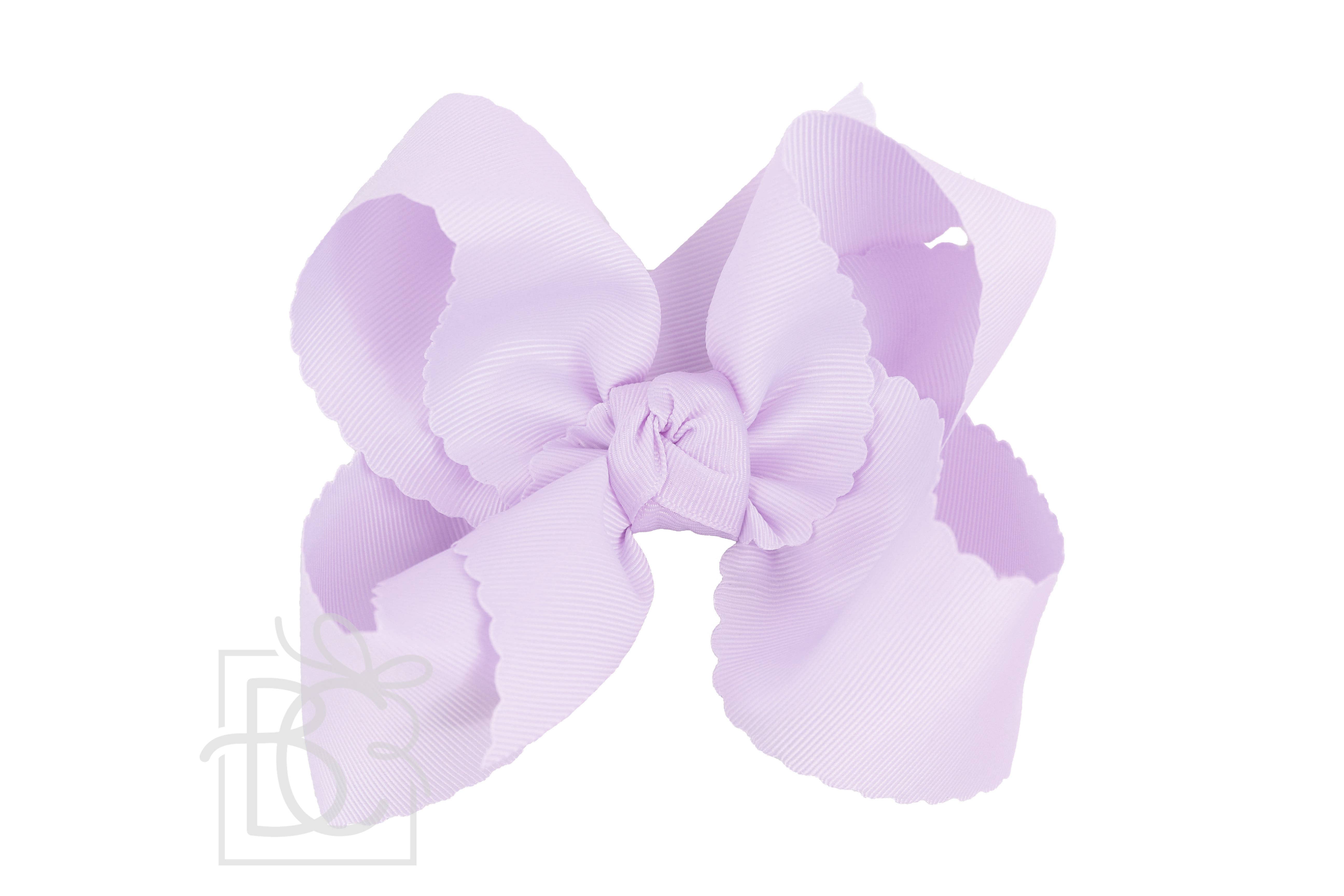 Beyond Creations, LLC – wholesale Hair bow – Kids – SCALLOPED EDGE BOW41