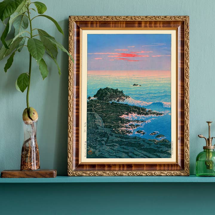 Ink & Drop – wholesale Konsttryck – Morning of Cape Inu - tryck av Kawase Hasui3