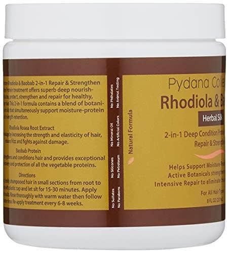 Pydana Collection - Wholesale Hair Conditioner - Rhodiola & Baobab Herbal Silk 2in1 Deep Condition Protein2