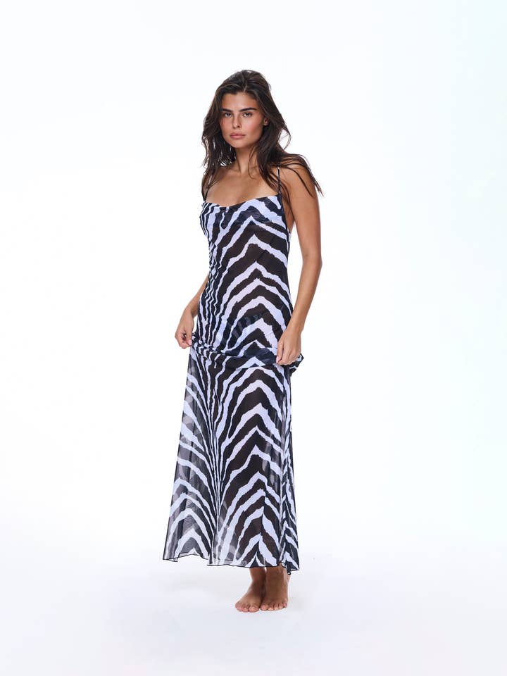 Dress - Zebra for wholesale by Sunkissed