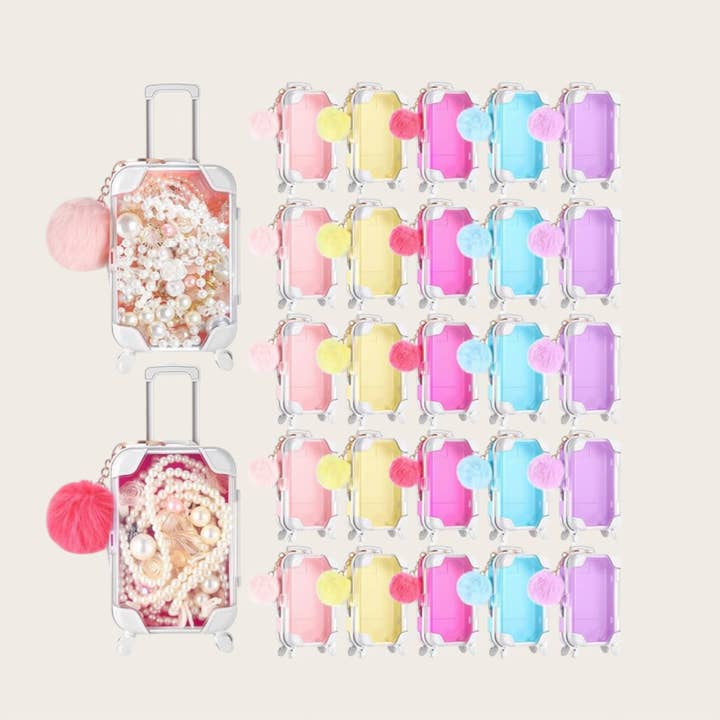 Mini mala de arrumação com porta-chaves a condizer por atacado de Ella Blue