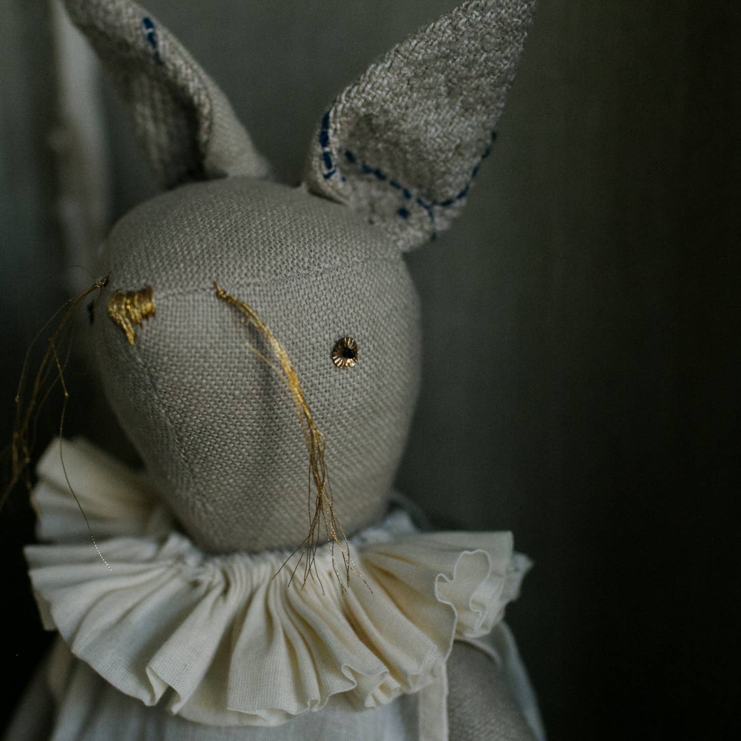 Skippy Cotton - Wholesale Decorative Tabletop Object - Ruffle Bun Ragdoll - Cotton-filled Art Doll5