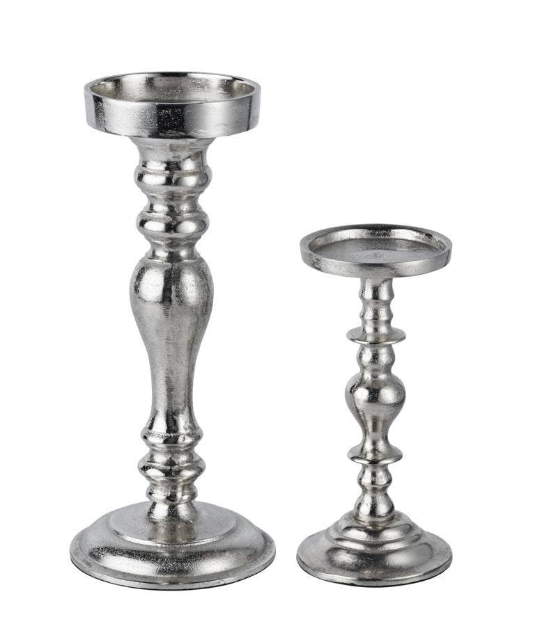 Michael & Philipp Noll e. K. - Venta al por mayor Candelabros - Juego candelabros plata de 2 21/31 cm1