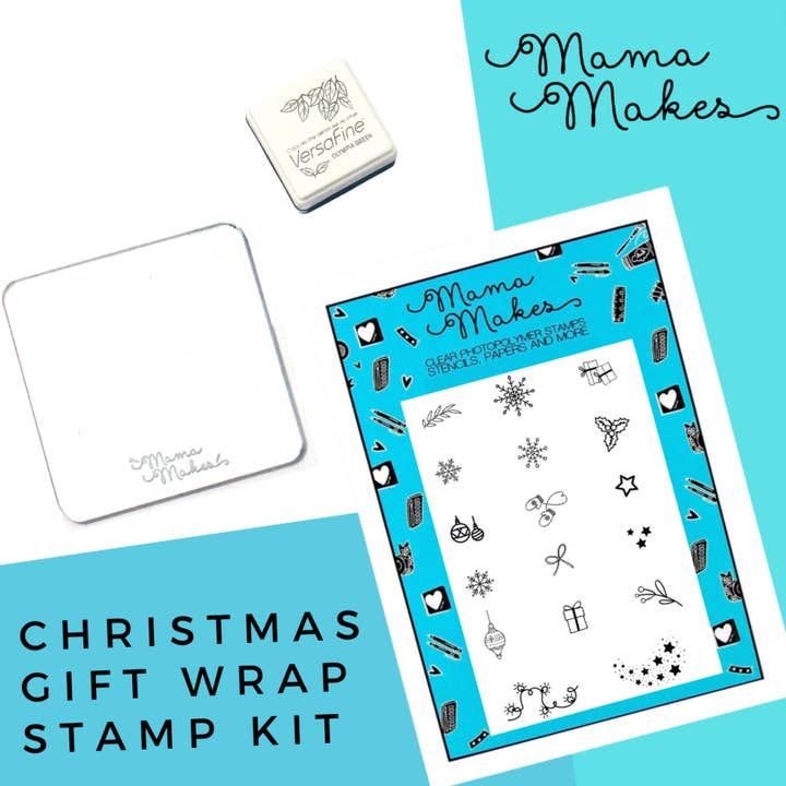 Mama Makes - Kit d'estampage transparent pour Noël pour la vente par Mama Makes