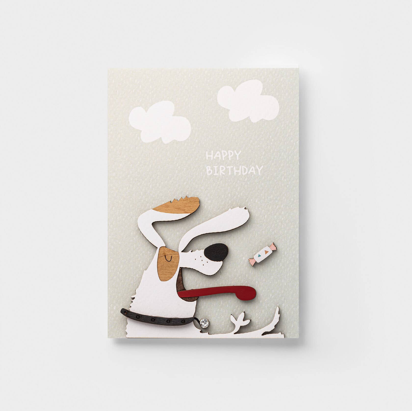 PESKOVOI - Wholesale Birthday Card - 3D Wooden Birthday Card – Handmade Dog Greeting by PESKOVOI1