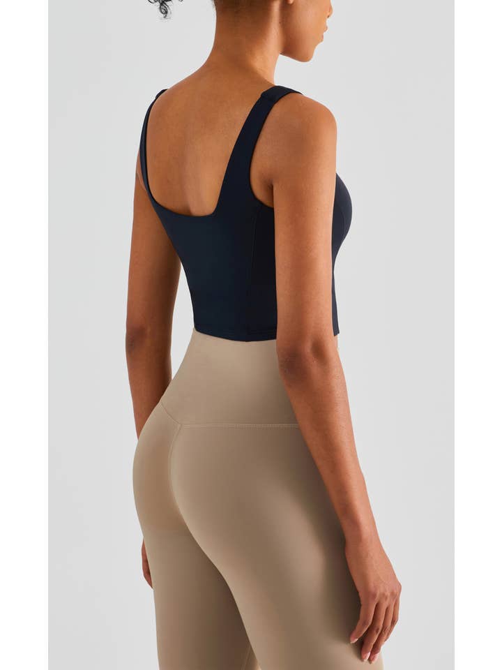 91thelabel - Wholesale Athletic Top - Women's - Grace U-Neck Molded Cup Tank Top10