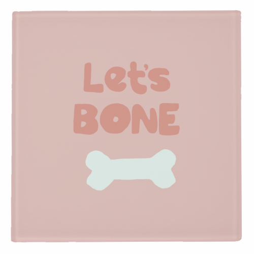 ART WOW - Vente Sous-verre - Coasters « Let's Bone » de Giddy Kipper1