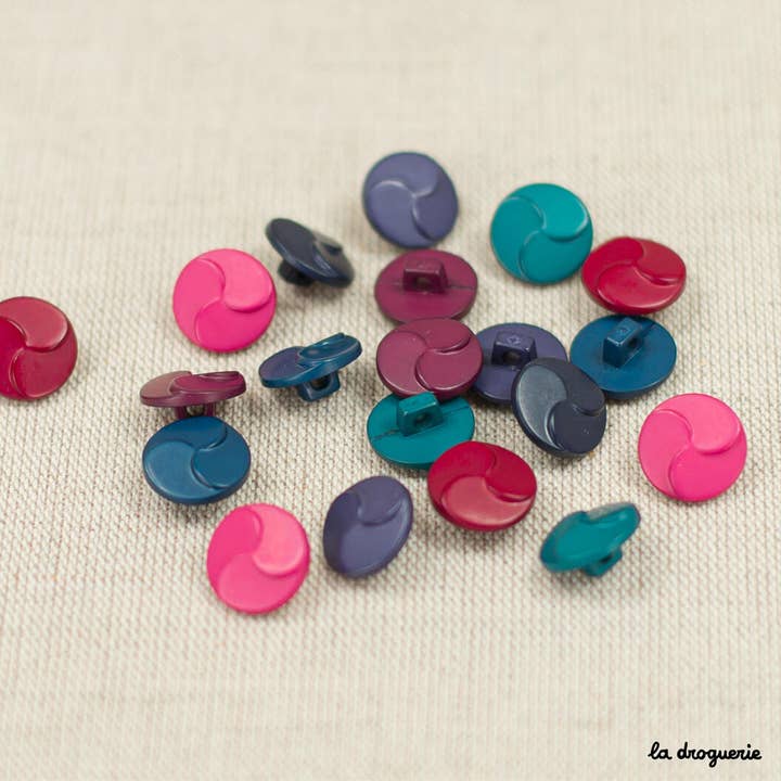 Bottone I tempi moderni spirale 14 mm per la vendita all'ingrosso da parte di LA DROGUERIE