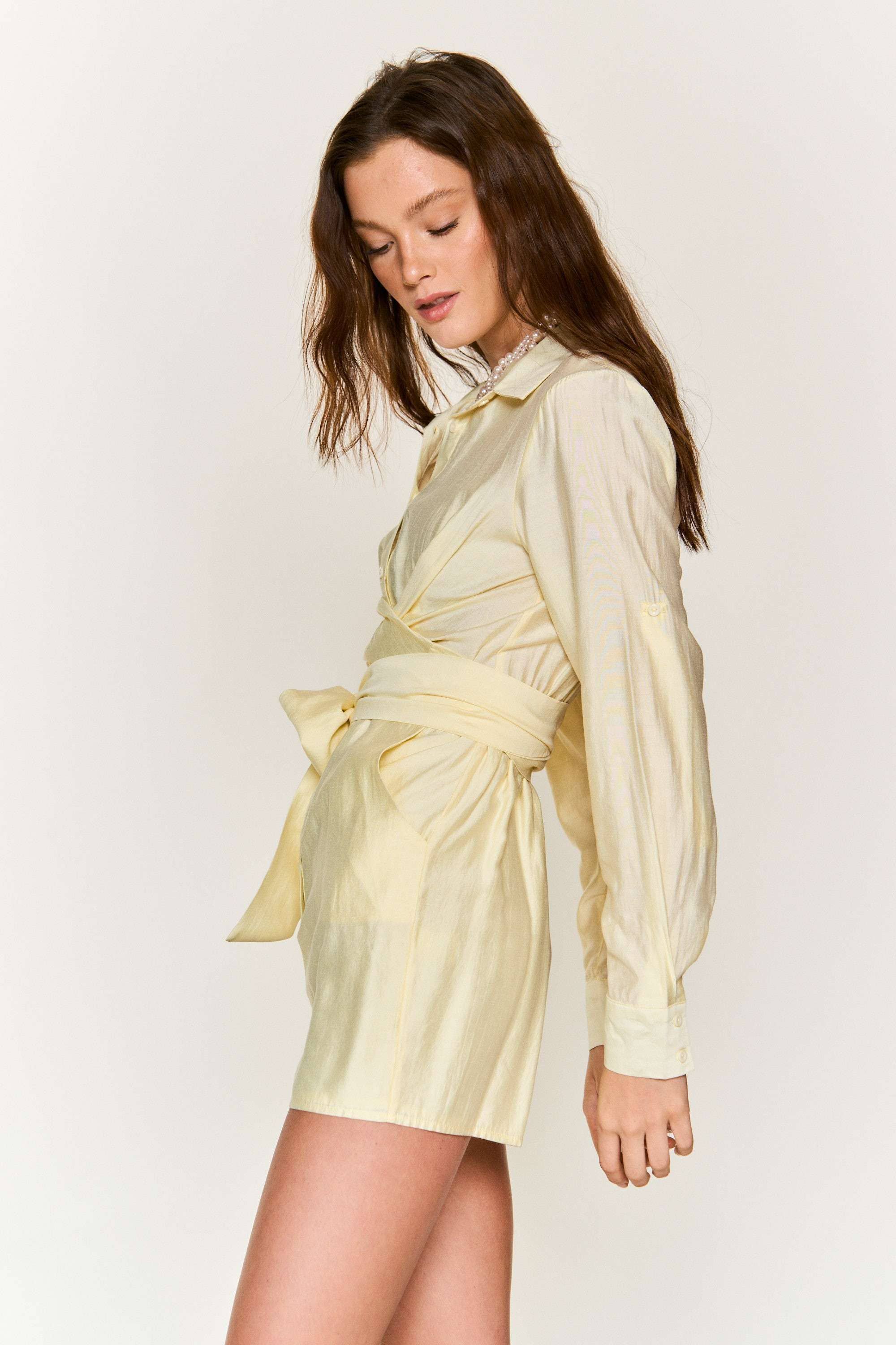 Hers & Mine - Wholesale Romper - Women's - BUTTON DOWN MULTI WRAP TIE ROMPER18