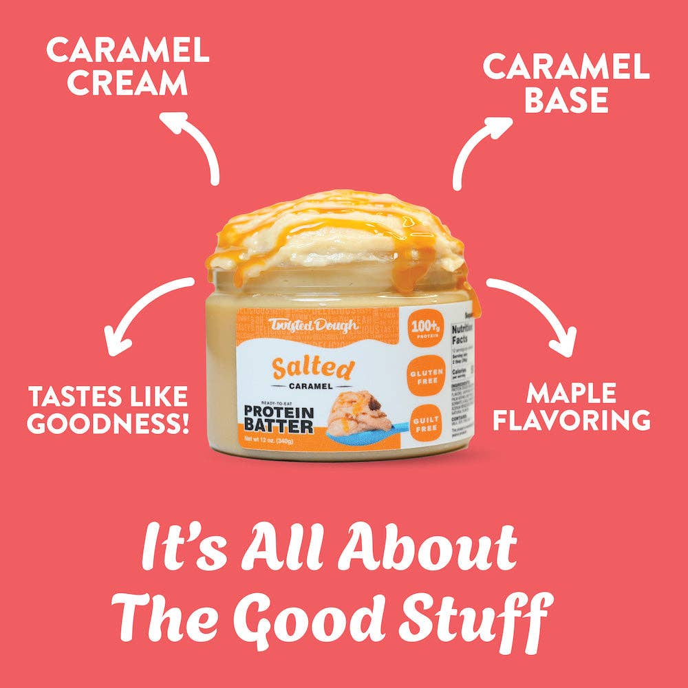 Twisted Dough - Wholesale Cake Mix - Salted Caramel Protein Batter4