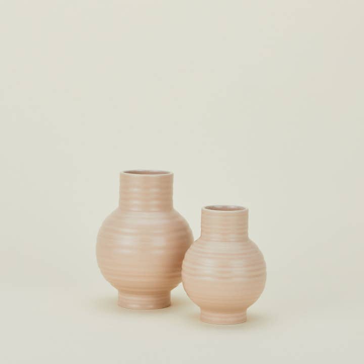 Hawkins New York - Wholesale Vase - ESSENTIAL CERAMIC VASE - BLUSH
