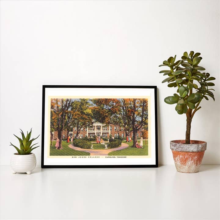 Found Image Press – wholesale Art print – Art Print TN-109 Bob Jones College, Cleveland, Tennessee