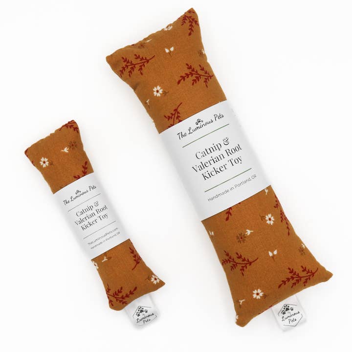 Giocattolo per Gatti con Miscela di Erba Gatta e Radice di Valeriana | Ocra & Foglie per la vendita all'ingrosso da parte di The Luminous Pets