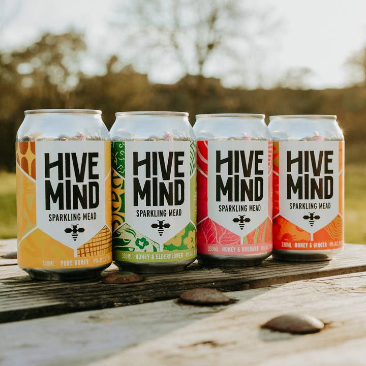 Sparkling Mead 3.4% 330ml Can x12 for wholesale by Hive Mind Mead & Brew Co