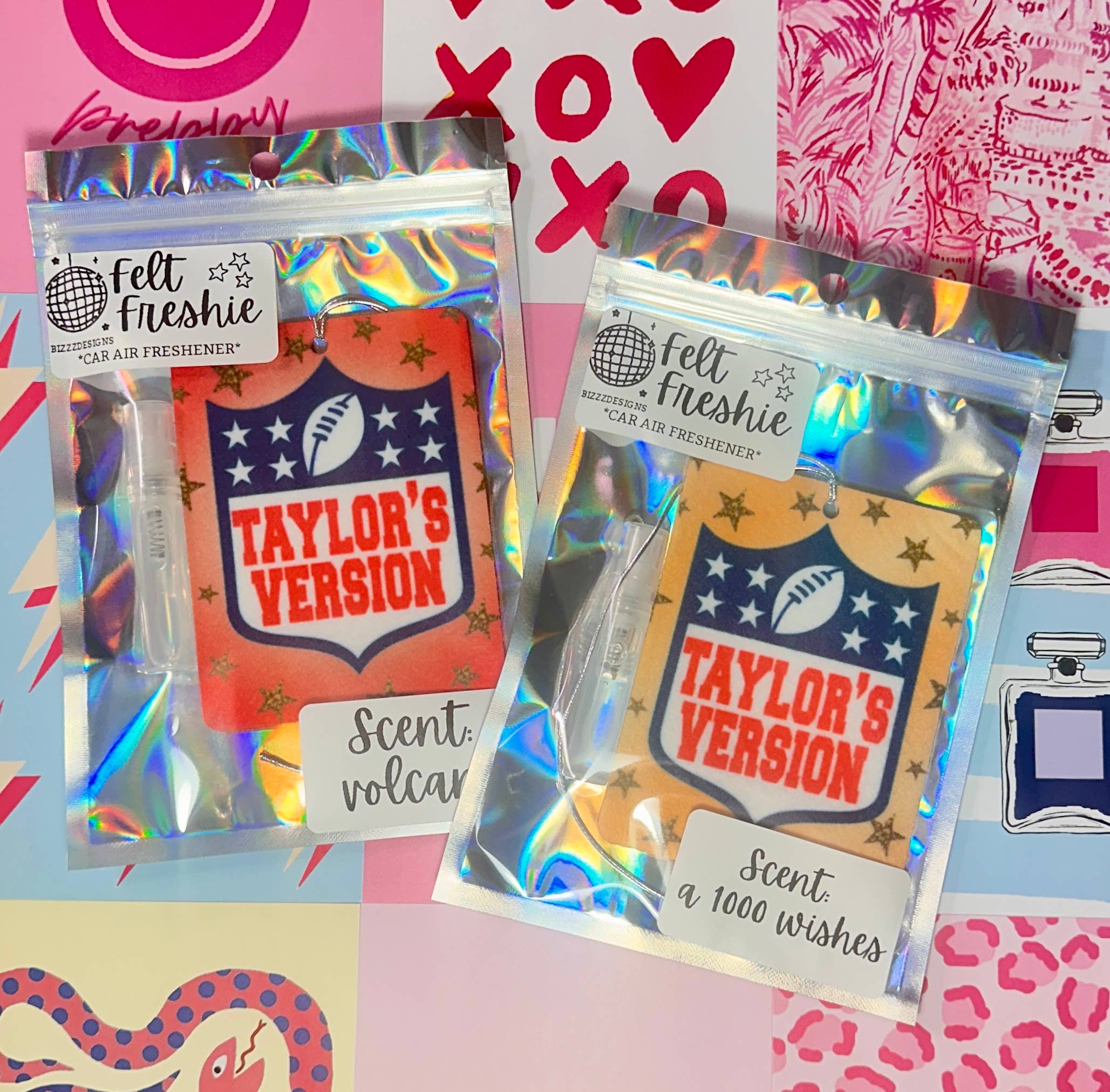 In This Car We Listen to Taylor Car Air Freshener Swiftie Gift Valentines  Day Gift 
