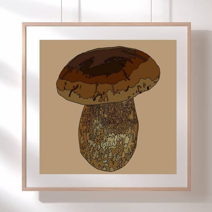 Bolete Print for wholesale by Artwork by Sophia