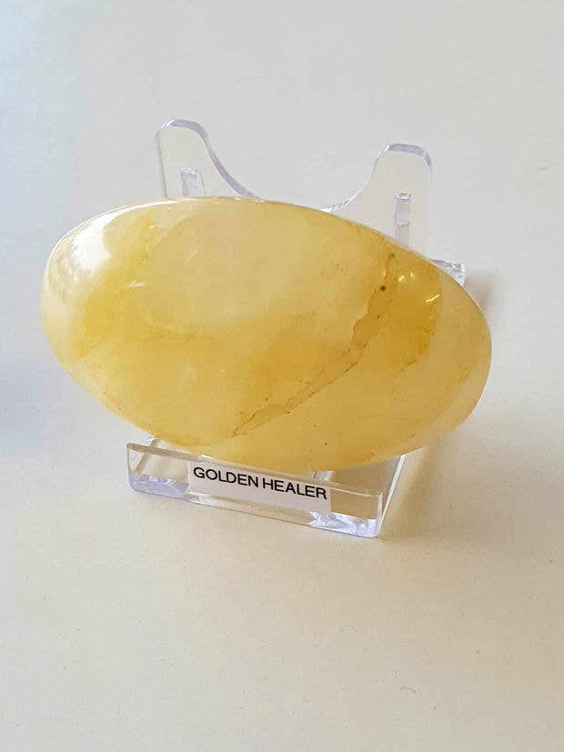 Crystal Cove Minerals - Vendita all'ingrosso Pietra/cristallo spirituale - Palma in cristallo Golden Healer3