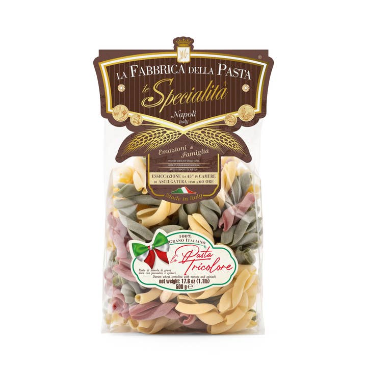 La Fabbrica della Pasta di Gragnano - Wholesale Pasta - Italian Tricolore Pasta 500g