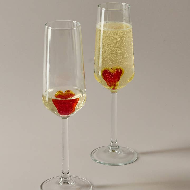 Glamuran Berlin - Wholesale Champagne Flute - Champagne Sekt Wine Glass with hearts, wedding gift, anniversary gift0