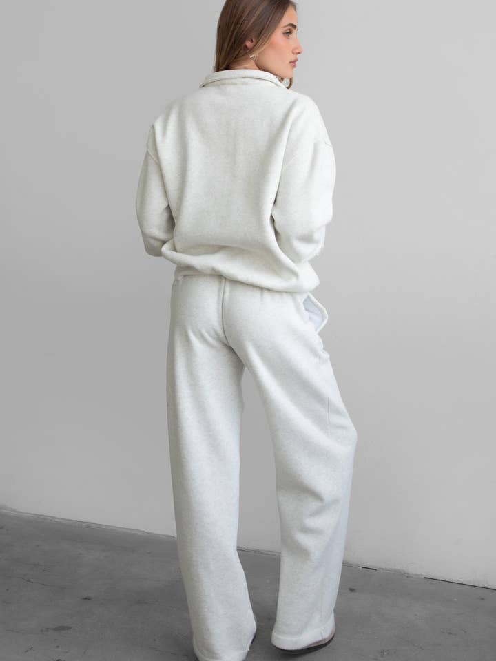 TICTOC - Wholesale Lounge Sweatpants/Joggers - Women's - LANI Cloud Fleece Wide Leg Sweatpants Stretch Waist & Pocket20