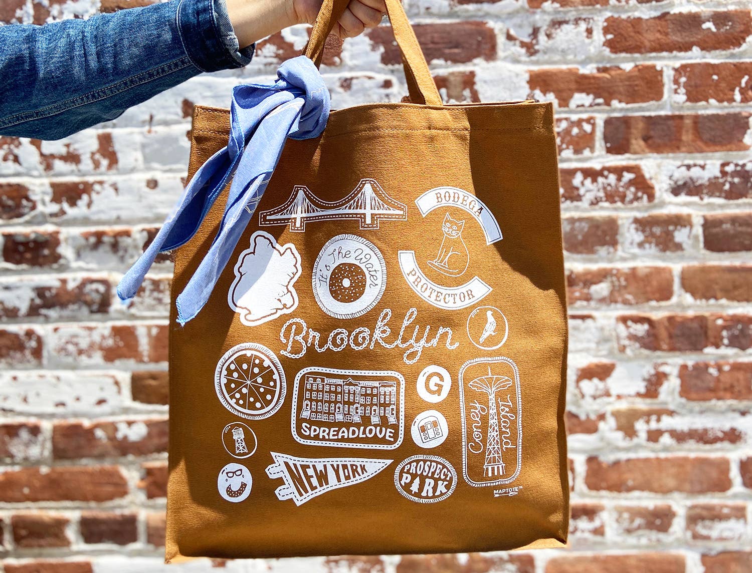 Maptote - Wholesale Tote Bag - Unisex - Brooklyn Shopper Tote2