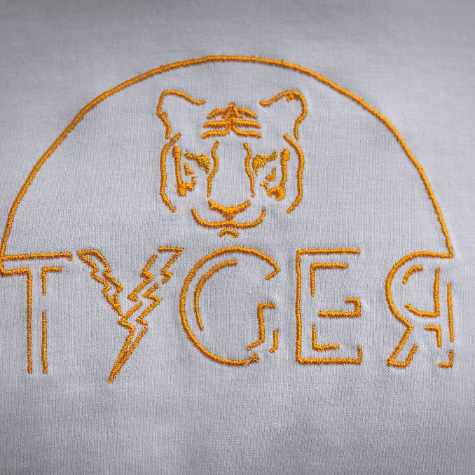 BIANCO T-shirt bianca essenziale Tyger in vendita all'ingrosso su Faire7