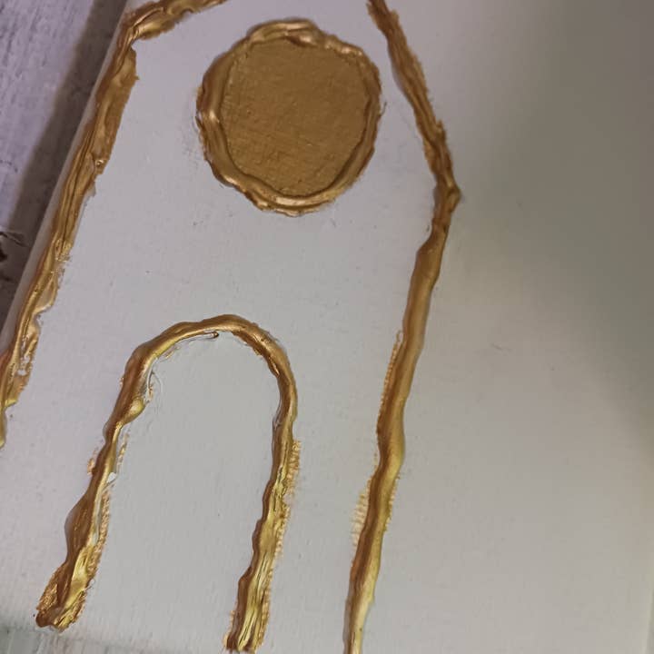 Chains Charms Love – wholesale Painting/drawing – Church on canvas, Painted church, Painting1