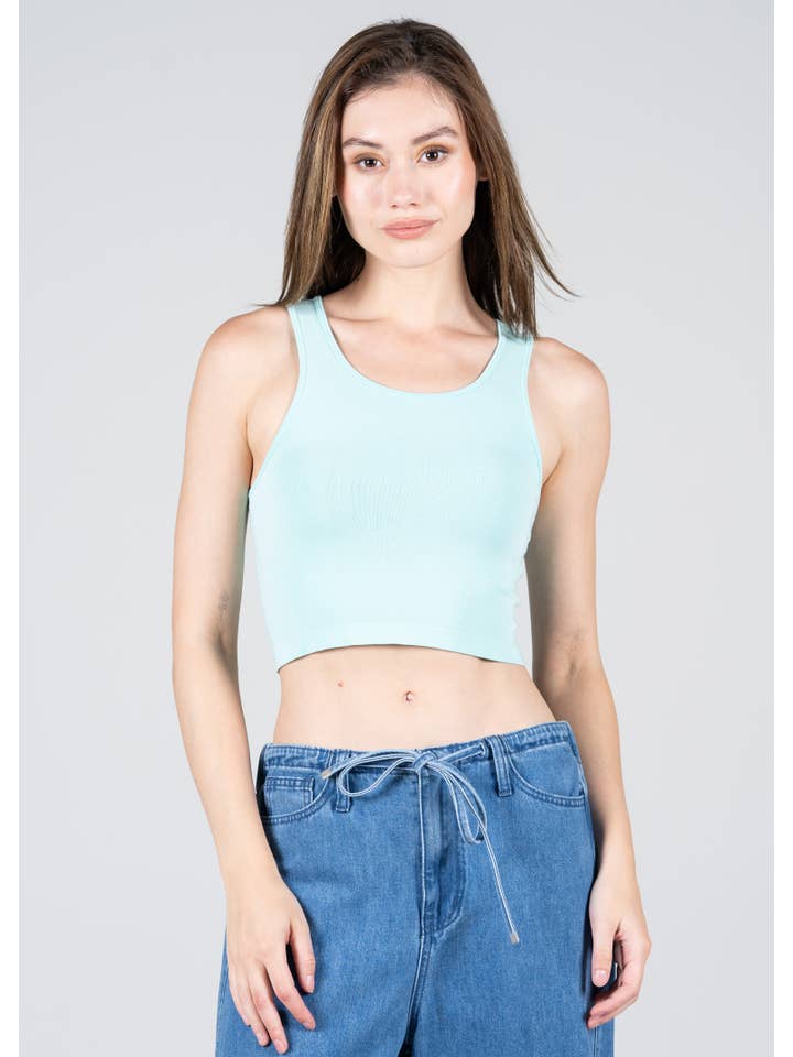 C'est Moi Clothing Co - Wholesale Tank Top - Women's - Bamboo Crop Tank Top- CEBT1105