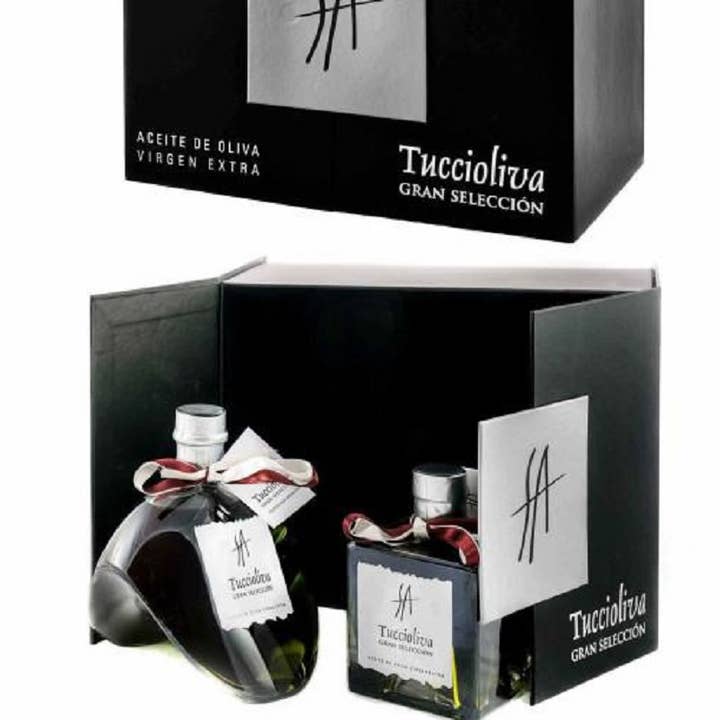 Pizza e altro, S.L - Venta al por mayor Aceite de oliva - Aceite oliva virgen extra Tuccioliva, Estuche Delirio + Myst
