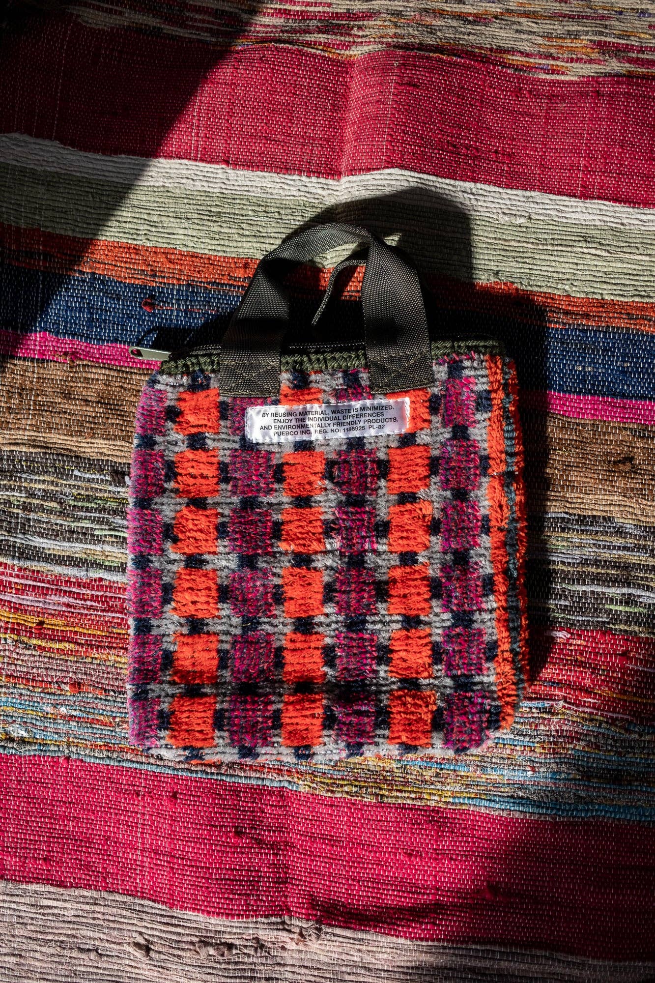 Puebco - Wholesale Tote Bag - Women's - TRUCK SEAT FABRIC SMALL TOTE6