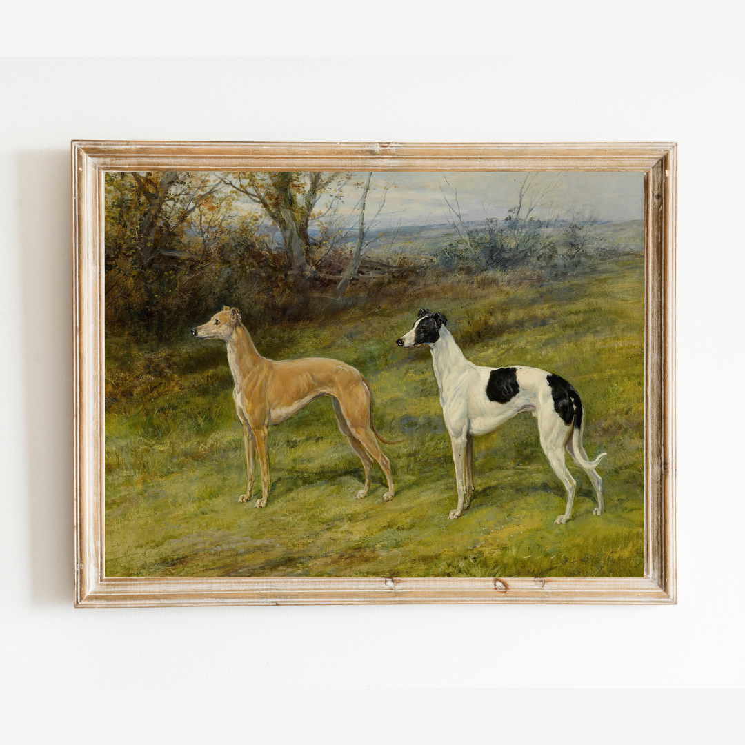 Sea to Skye - Wholesale Art Print - Greyhounds in Wales Antique Art Print2