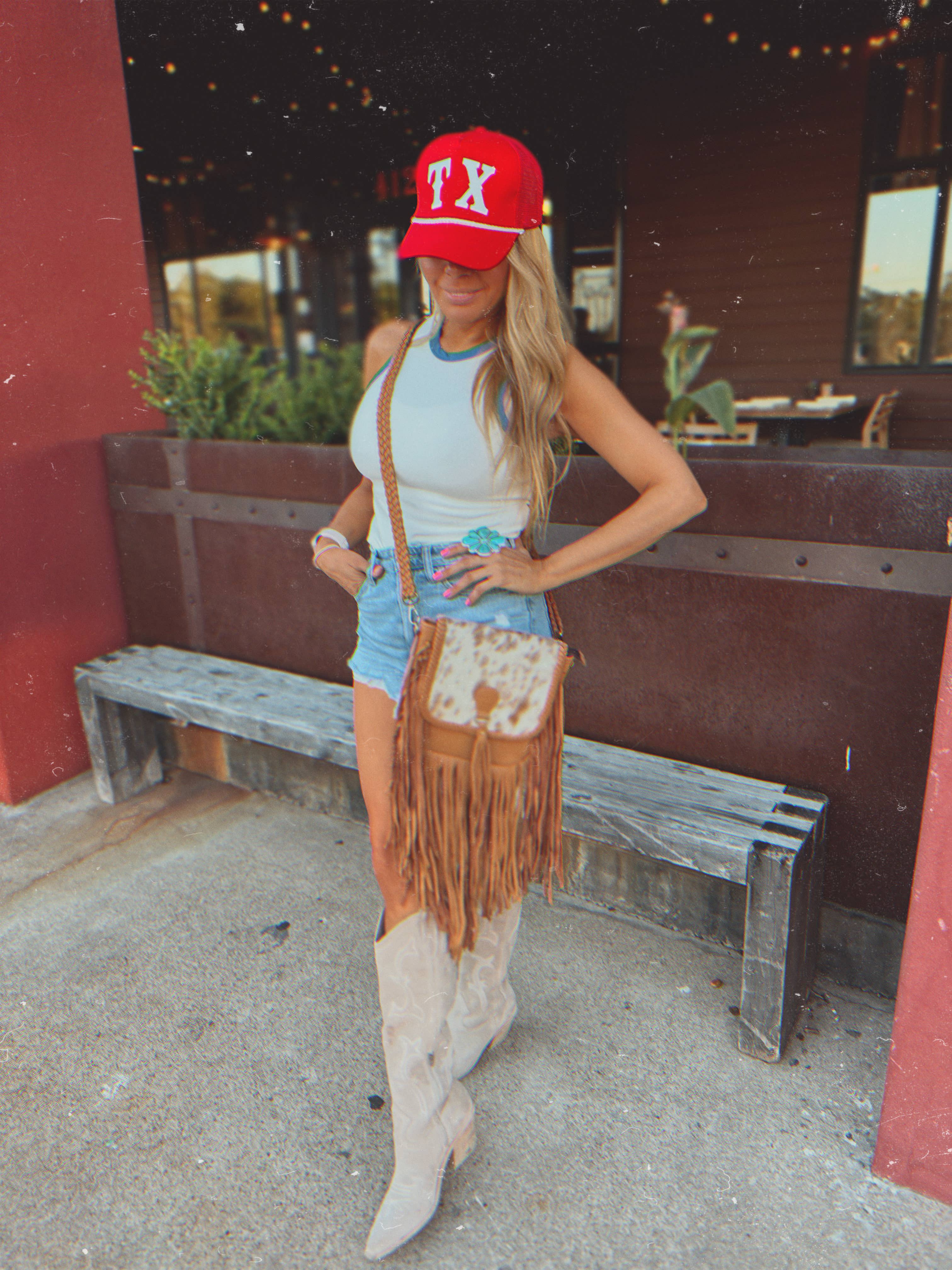 Boho Ranch Shop - Wholesale Crossbody Bag - Women's - THE NANCY CROSSBODY Genuine Hairon Cowhide Leather Tassel11