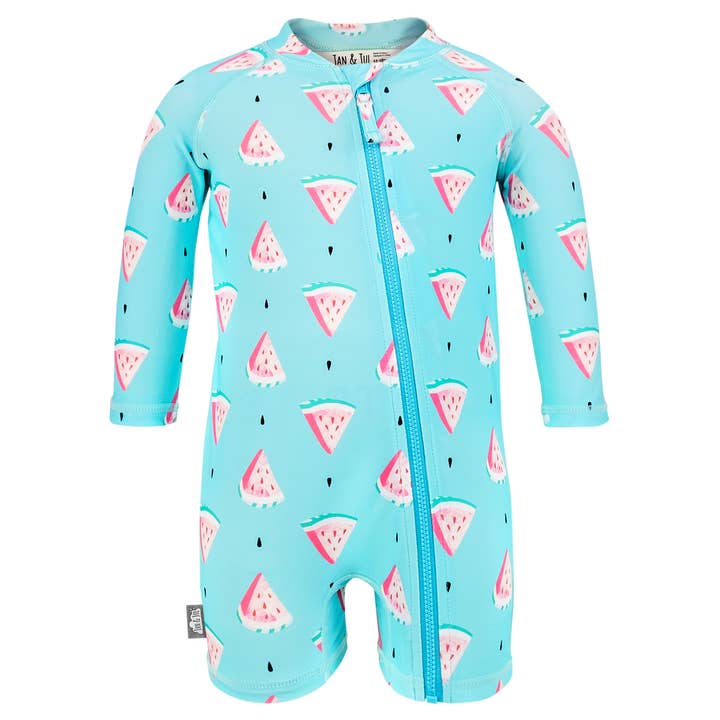Jan & Jul - Wholesale Jumpsuit - Baby - Watermelon | Long Sleeve UV Jumpsuit for Baby & Toddler0