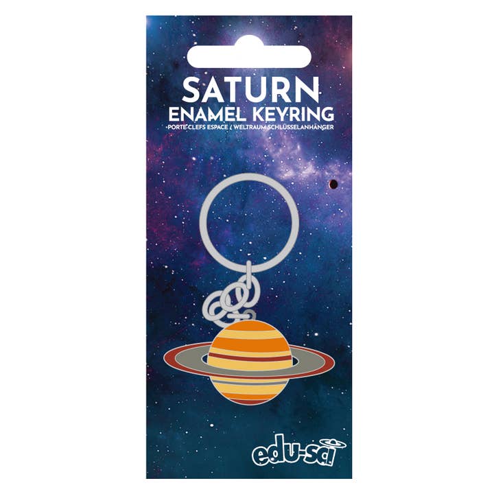Llavero de esmalte Saturno para venta al por mayor de Edu-Sci