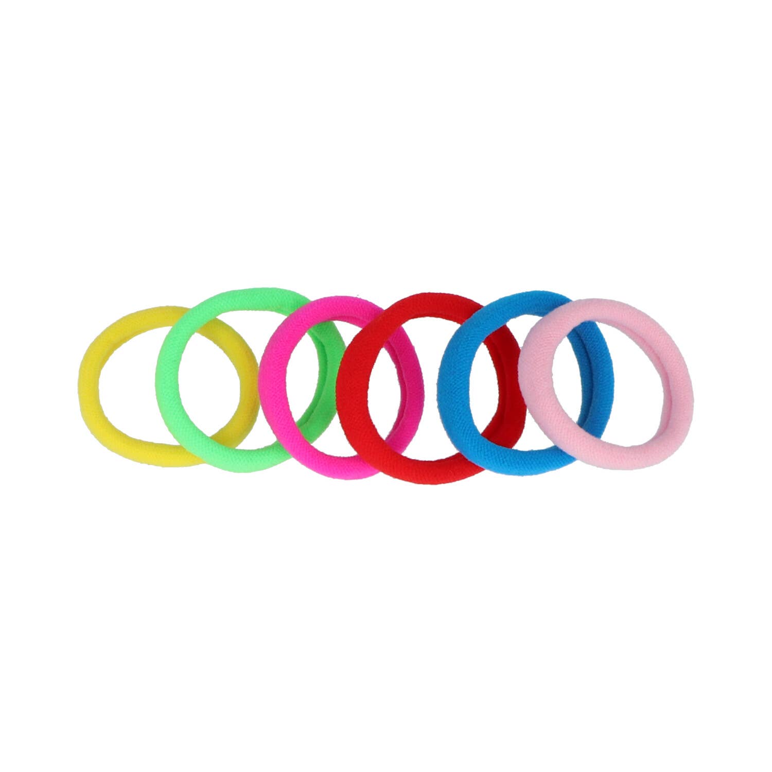 IKILIFE S.L - Wholesale Hair Tie - Pack 6 Hair Bands - Acrylic - Various Colours3