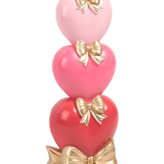 Valentijnsdag - 32" Veilige Gestapelde Harten Decoratie voor Binnen/Buiten voor wholesale door Dunn Deals