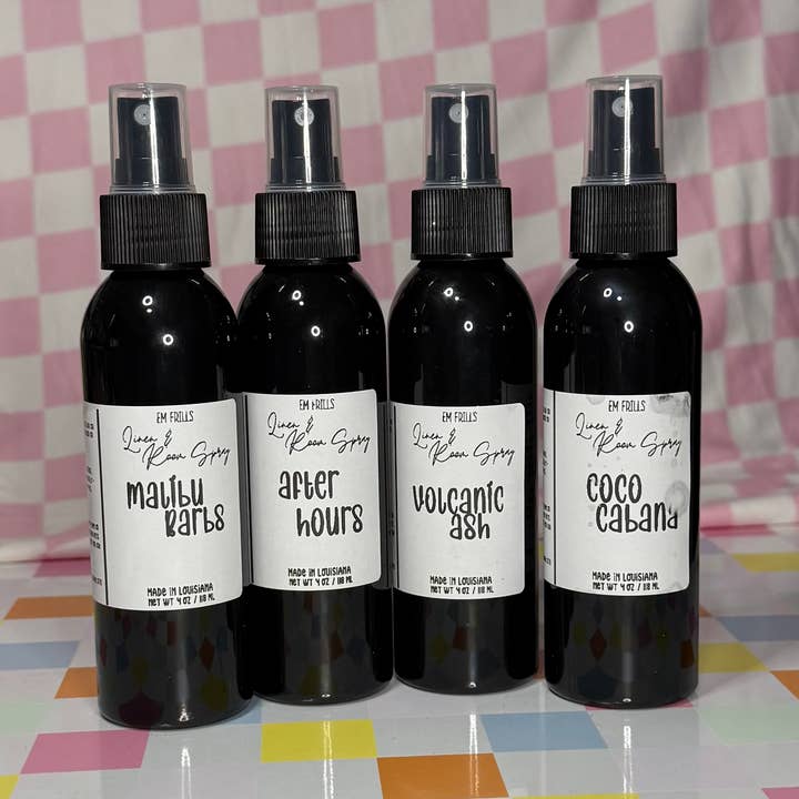 Room and Linen Spray for wholesale by EM Frills