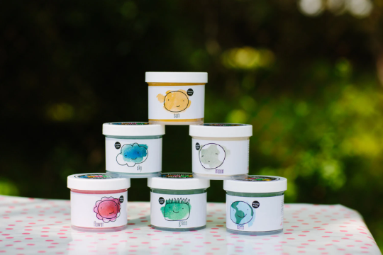 HAPPY DOUGH LUCKY - Vente Pâte ingénieuse/slime – enfant - Pâte de Soleil, Pâte de Lune, Pâte de Terre, Pâte de Fleur0