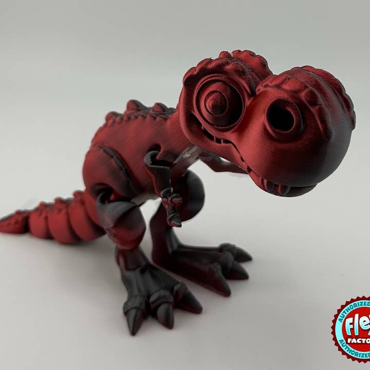 Acworth Alchemist - Vente Fidget/jouet anti-stress – enfant - Jouet Anti-Stress Dinosaure - Dinosaure Articulé - Dinosaure Imprimé en 3D - Jouet Sensoriel Anti-Stress3