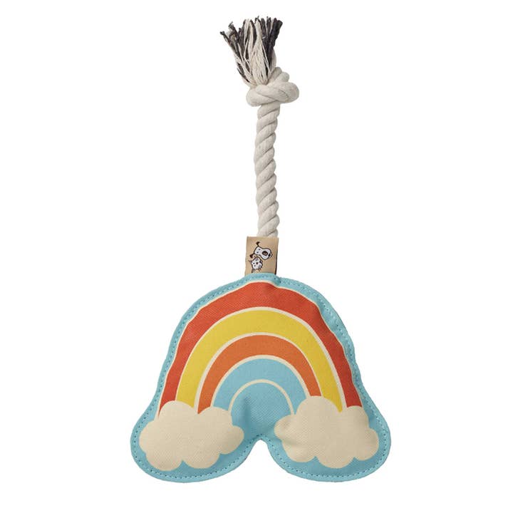 Rope Dog Toy | Rainbow for wholesale by Speckle and Spot by Ore’ Originals