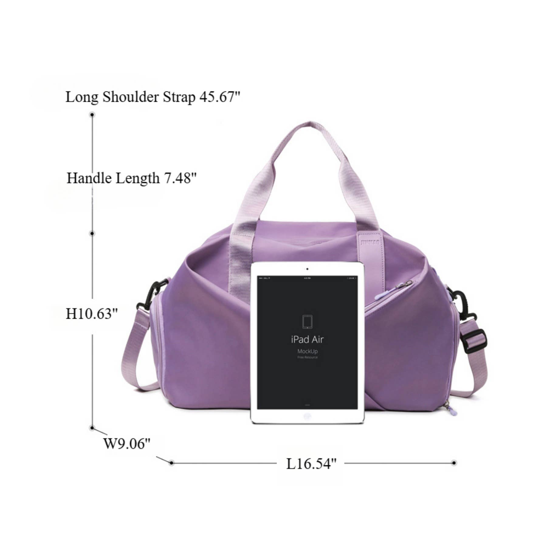 wandf - Vente Sac de voyage – femme - Sac de sport de voyage et de fitness - Séparation étanche pour le mouillé et le sec12