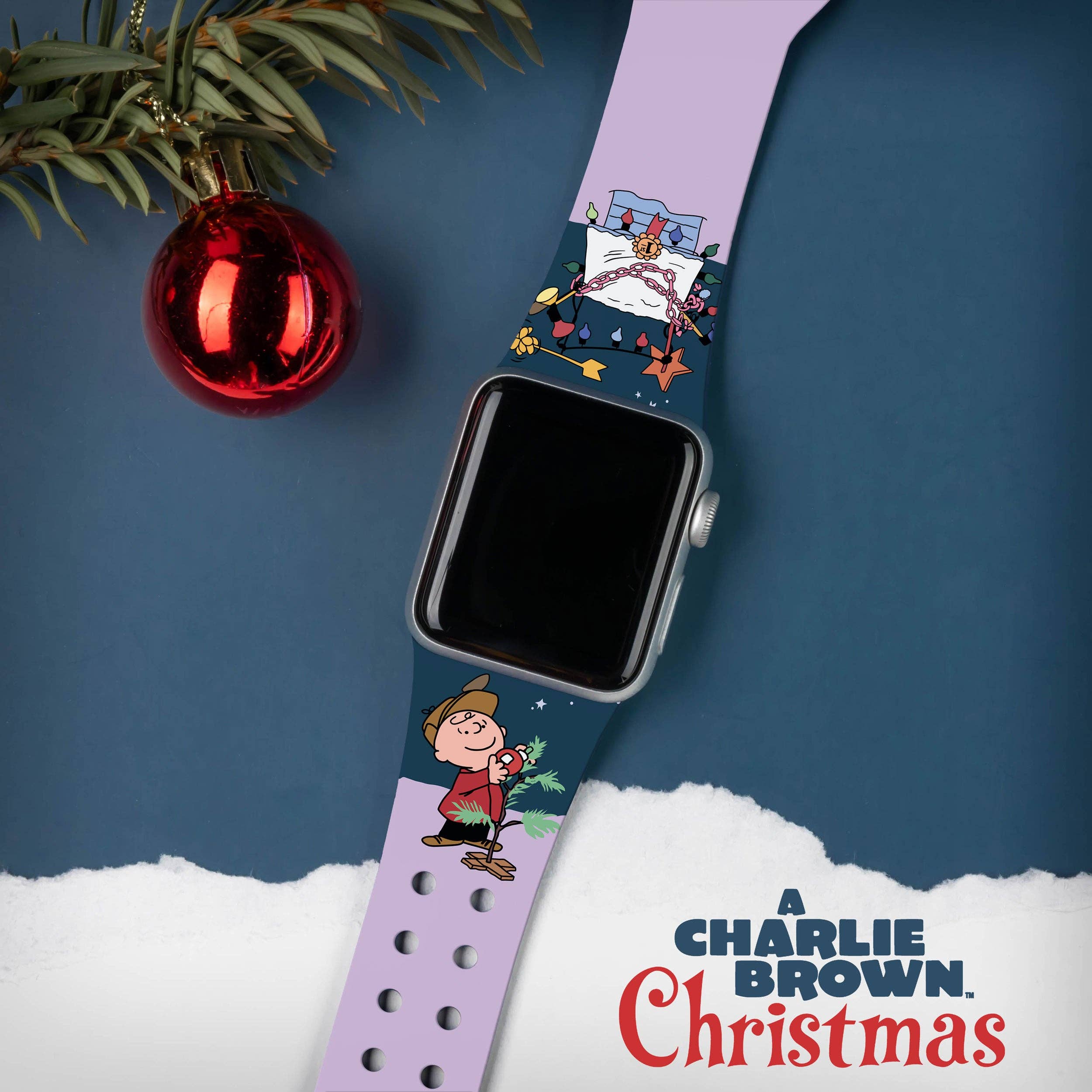 Affinity Bands – wholesale Watch band/strap – Women's – Peanuts Charlie Brown Christmas HD Apple Watch Band11