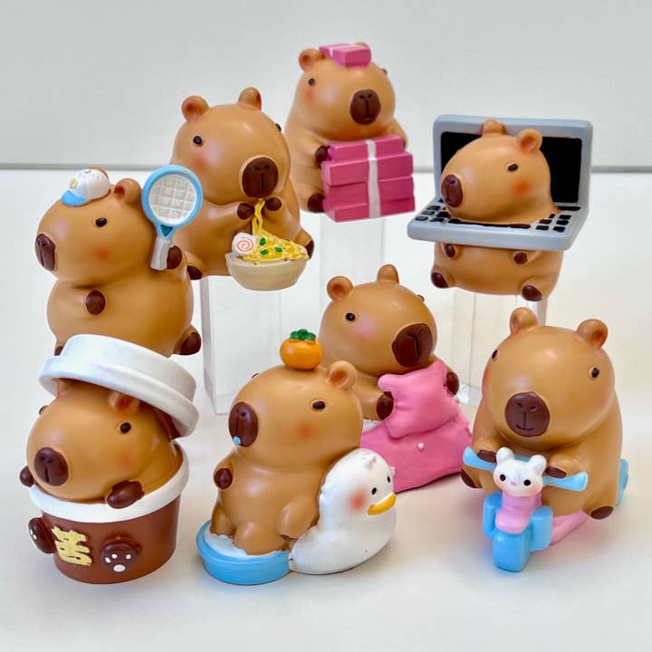 71022 Capybara Family Figurine Blind Box-8 for wholesale by BCmini