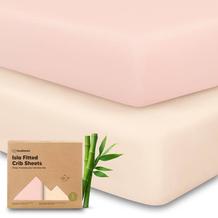 Cameo KeaBabies 2-Pack Isla Fitted Crib Sheet for wholesale on Faire